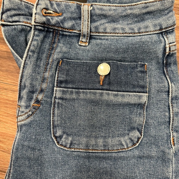 Maje first stone denim eco wash capsule high waist straight jean - Picture 10 of 12